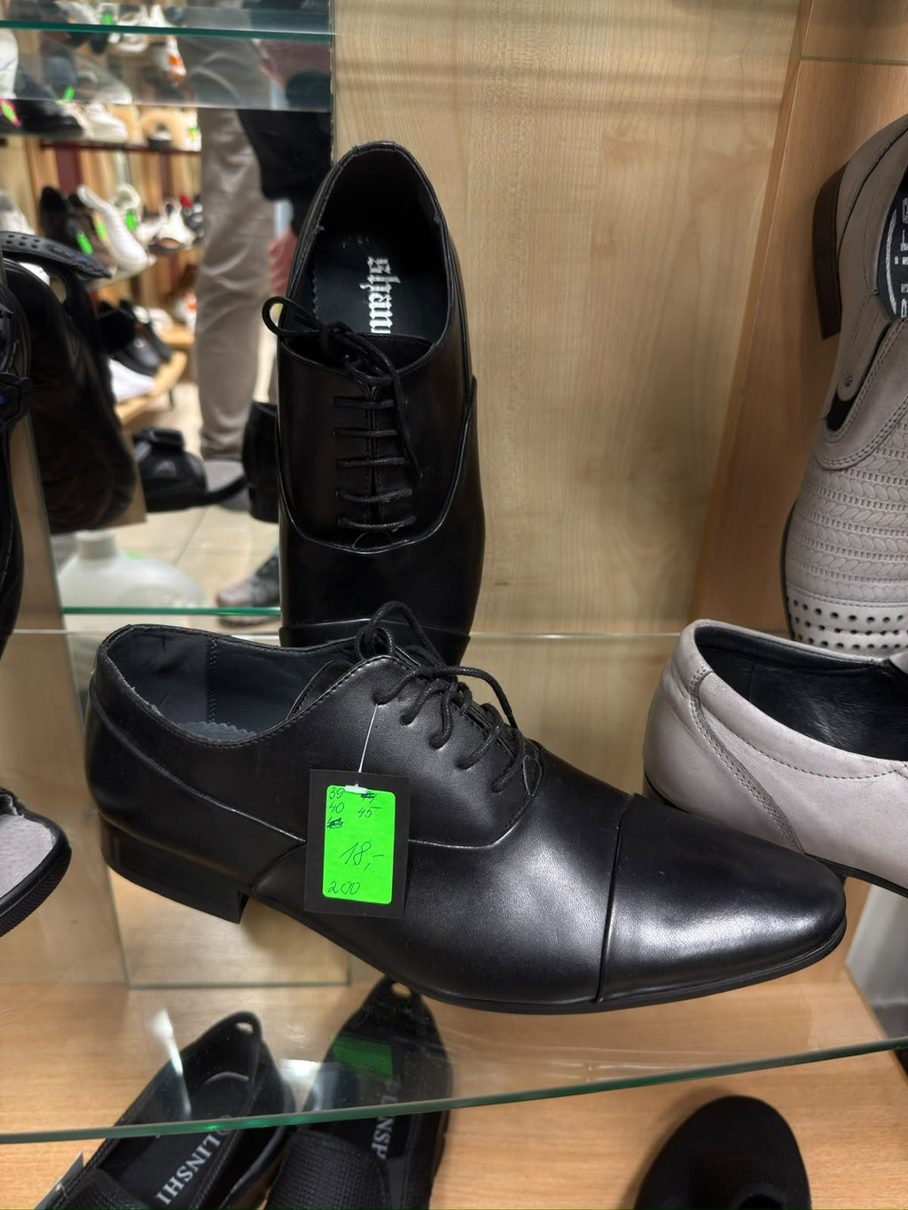 Vīriešu melnas klasiskās oksforda kurpes